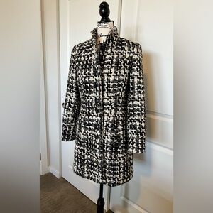 White House Black Market Textured Tweed Jacket
